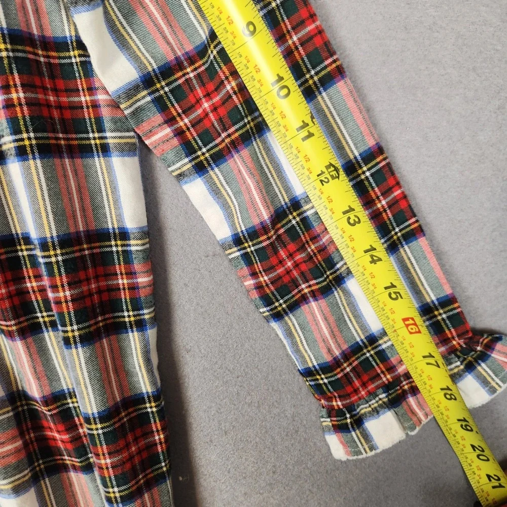 Petite Plume Nightgown‎ Girl's 8 Multicolor Plaid Smocked Preppy Classic Holiday